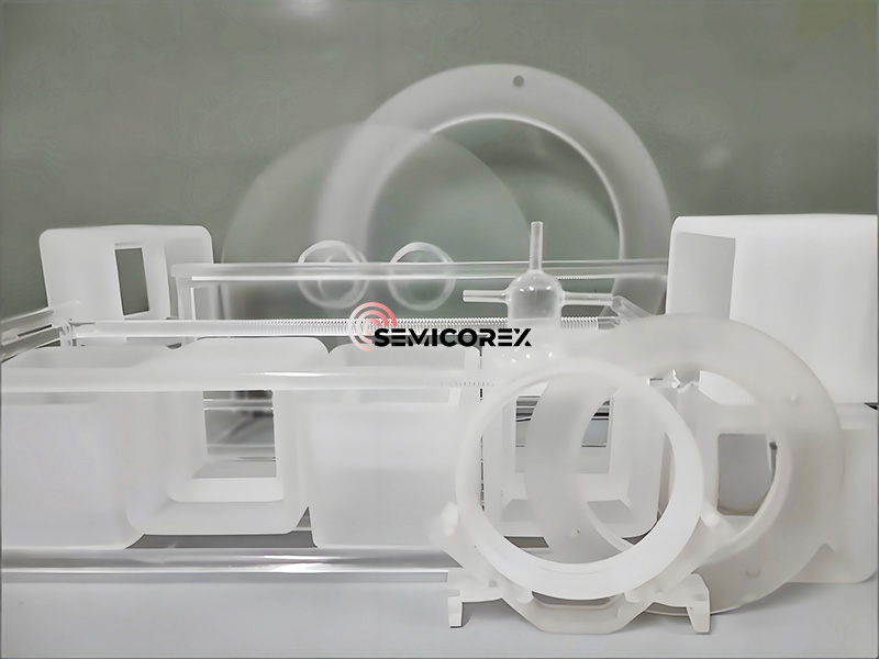 Mikä on kvartsilasiosien jännitys