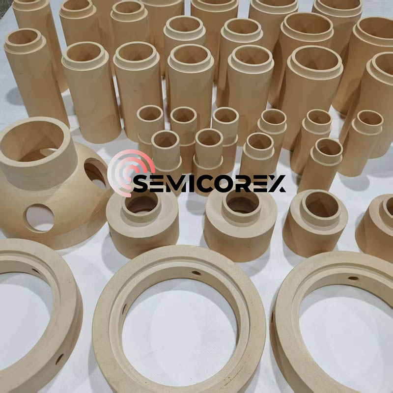 Sulatetut zirkoniumoksidiosat