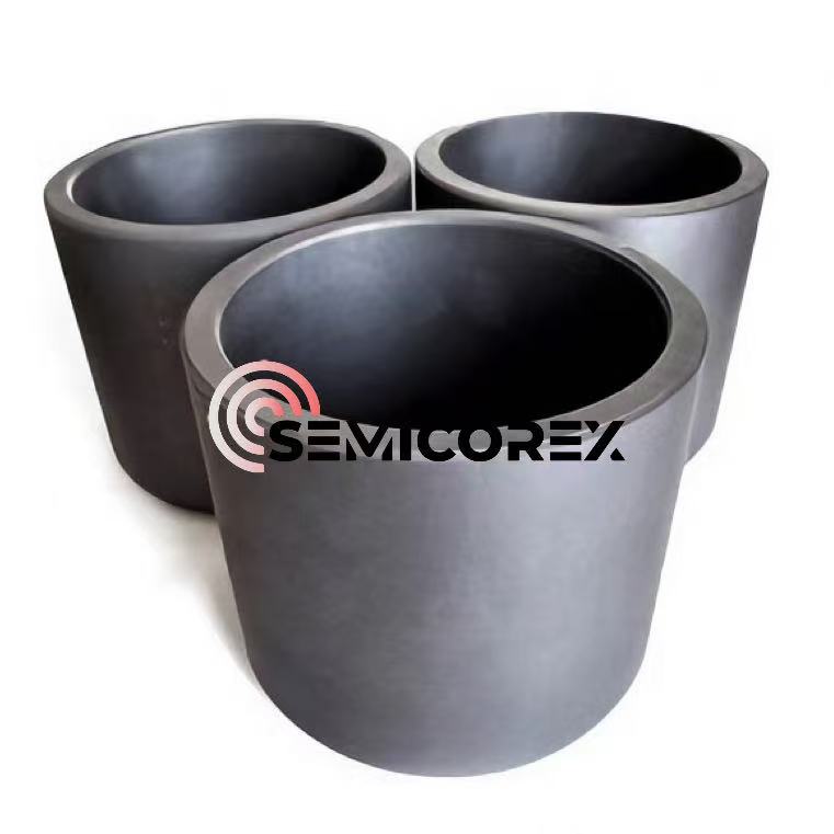 SiC-pinnoitetut grafiittiupokkaat