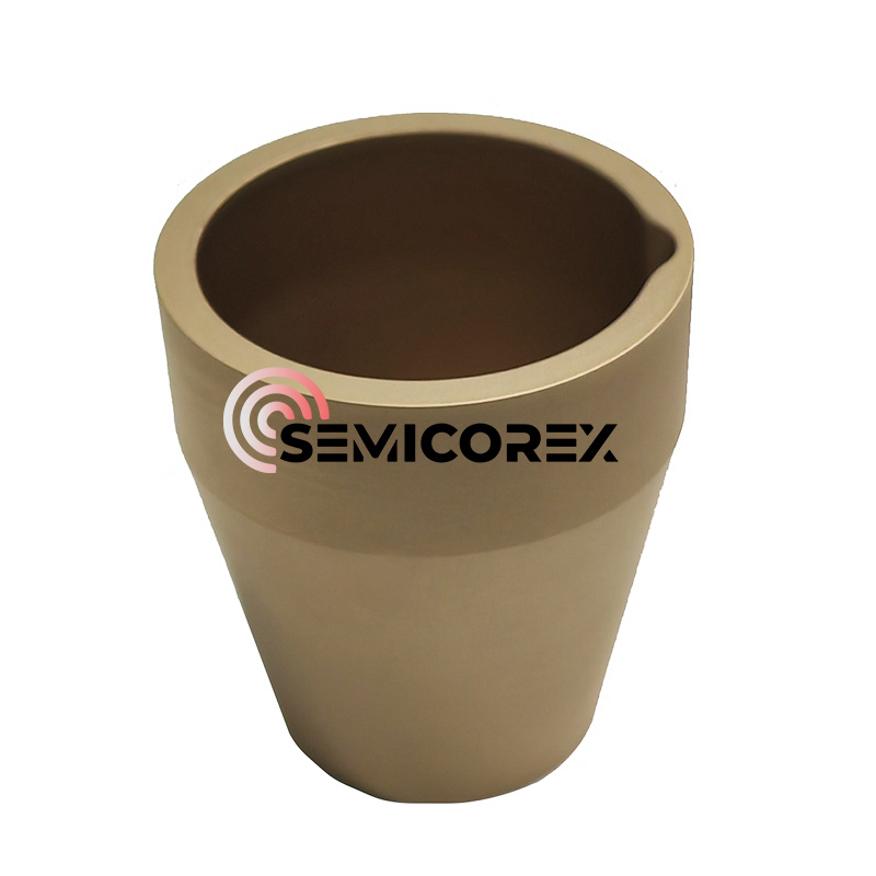 TaC-pinnoitettu grafiittiupokas